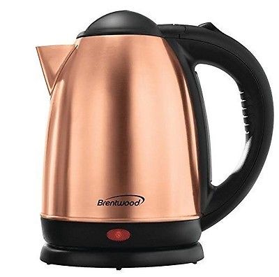 Brentwood 1.7L SS Rose Gold Cordless Kettle