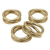 Godinger Gold Loop Napkin Ring, Set of 4