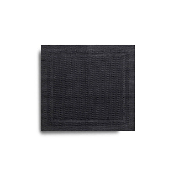 Harman Lustre Square 14" Vinyl Placemat, Black