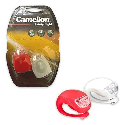 Camelion S760, Front & Rear Silicone Bicycle Safety Light Set of 2