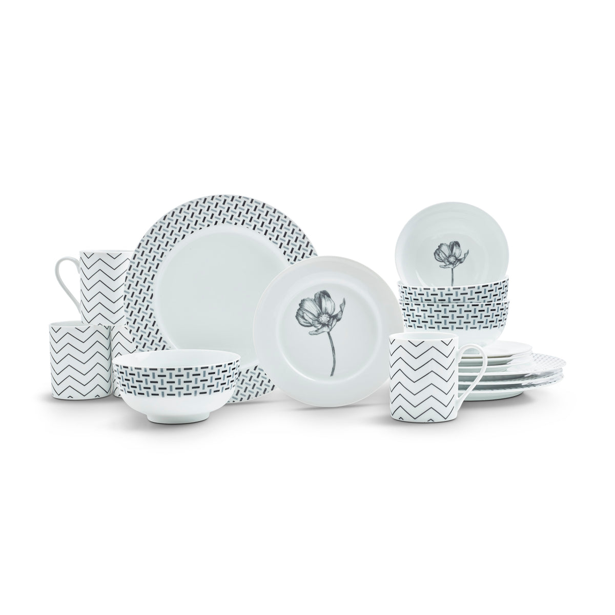 Spode Home Stella 16-piece Porcelain Dinnerware Set