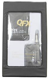 QFX M-309 Wireless Professional Microphone System with Headset & Lapel Microphones, Black