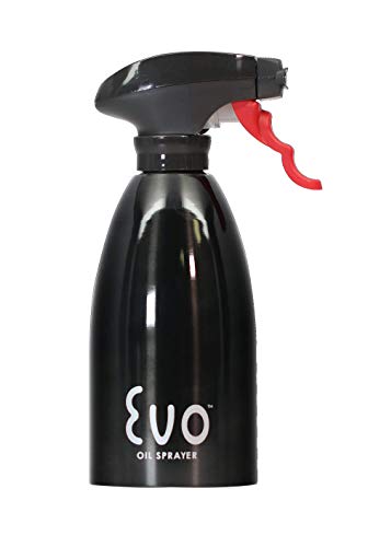 EVO Oil Sprayer Bottle, Black Stainless Steel