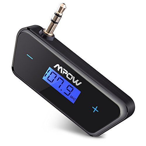 Mpow Streambot Trapezoid Rechargeable 3.5mm Car FM Transmitter