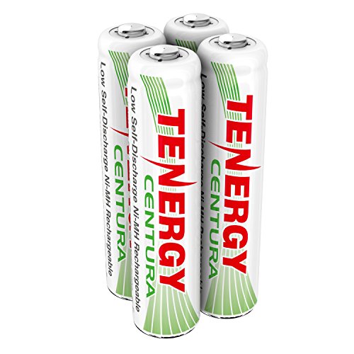 Tenergy Centura NiMH AAA 800mAh LSD (RTU) Rechargeable Batteries BATTAAA4PK works with Panasonic Phones 4 pack