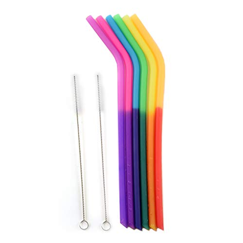 Norpro Silicone Color Changing Straws