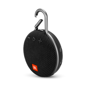JBL - CLIP 3 Waterproof Portable Bluetooth Speaker, Black
