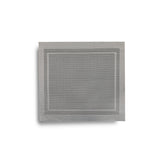 Harman Lustre Square 14" Vinyl Placemat, Silver