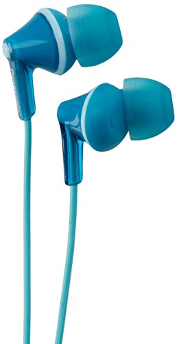 Panasonic RP-HJE125-Z Ergo-Fit Wired Earphones, Earbuds, Turquoise