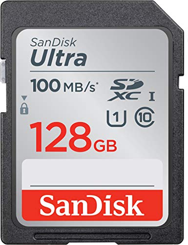 SanDisk 128GB Ultra SDXC UHS-I Memory Card - 100MB/s, C10, U1, Full HD, SD Card - SDSDUNR128G-GN6IN SD128GB