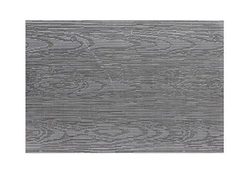 Harman Wood Grain Vinyl Placemat, Black
