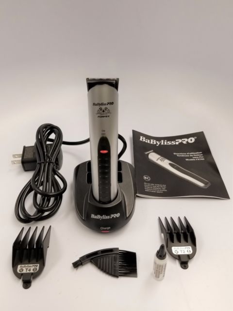 Babyliss FX760 Cordless Rechargeable Trimmer  DUAL VOLTAGE With Croc Bag Includes: Detachable 30mm Stainless Steel Blade, 2 Comb Attachments 1/4" and 3/8"