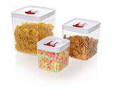 YBM Home 3 Piece Plastic Food Containers