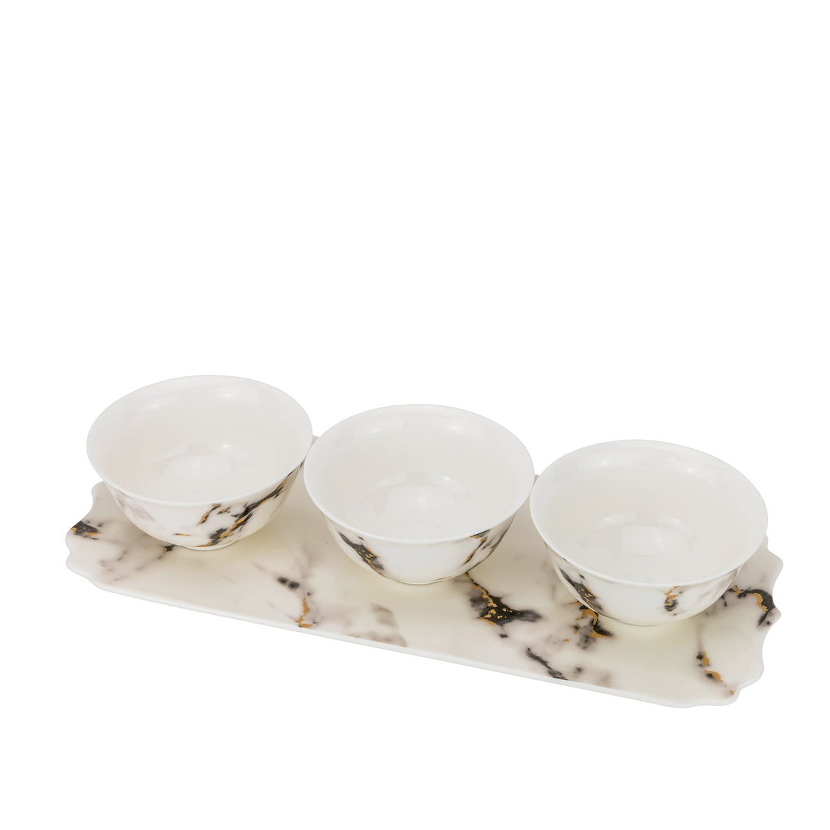 Joseph Sedgh Quarie 3 Bowl Dip Serving Set