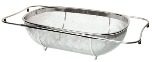 Norpro Expanding Over the Sink Stainless Steel Colander with Base Frame