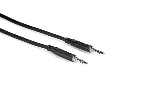 Hosa CMM-105 3.5 mm TRS to 3.5 mm TRS Stereo Interconnect Auxiliary Cable, 5 Feet