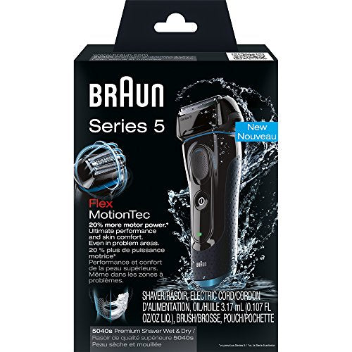 Braun Series 5 5040S Wet /Dry Shaver - Dual Voltage 110/220V TRAVELD