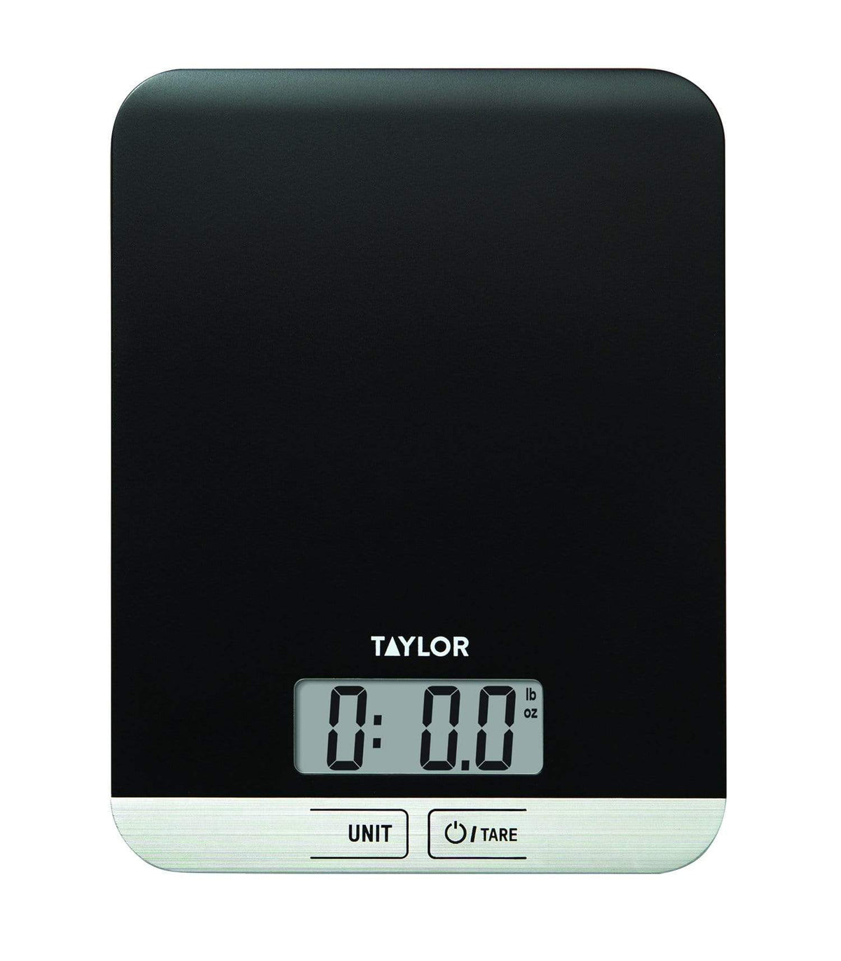 Taylor Slim Digital Kitchen Scale, Black