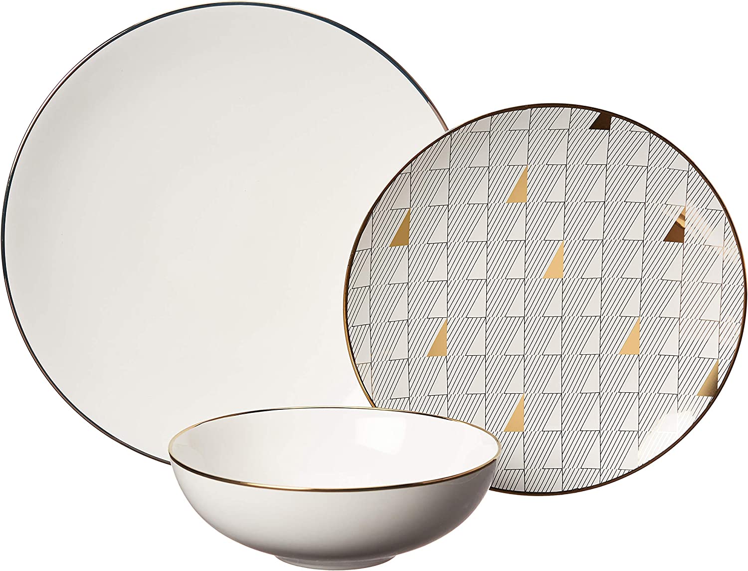 Lenox Trianna White Porcelain Fine Dinnerware, Assorted Styles