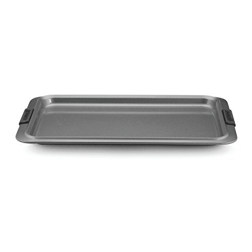 Anolon Advanced Nonstick Bakeware with Grips, Nonstick Cookie Sheet / Baking Sheet - 11 Inch x 17 Inch, Gray