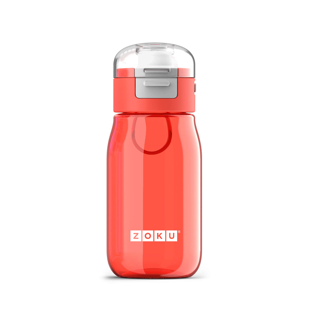 Zoku Kids Flip Gulp Water Bottle, Red