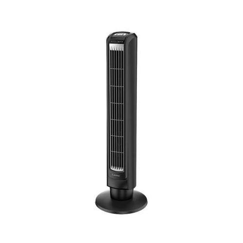 Lasko 2108 32" 3-Speed Oscillating Tower Fan with Remote, 7-hour timer, Black