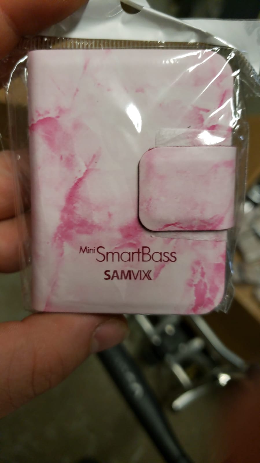 Smartbass 2.0 Leather Protective Case (Also fits Mini Smartbass), Pink Tie Dye