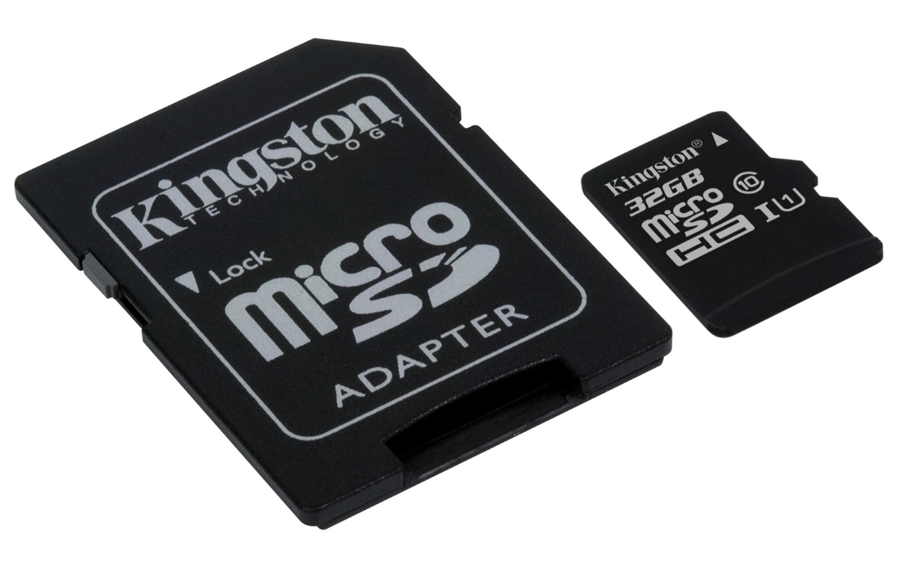 Kingston Canvas Select 32GB microSDHC Class 10 microSD Memory Card UHS-I 80MB/s R Flash Memory Card with Adapter MSD32GB (SDCS/32GB)