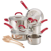 Rachael Ray Create Delicious 10 Piece Stainless Steel Cookware Set