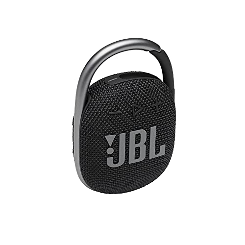 JBL Clip 4: Portable Speaker with Bluetooth, Built-in Battery, IP67 Waterproof and Dustproof Feature - Black (JBLCLIP4BLKAM)