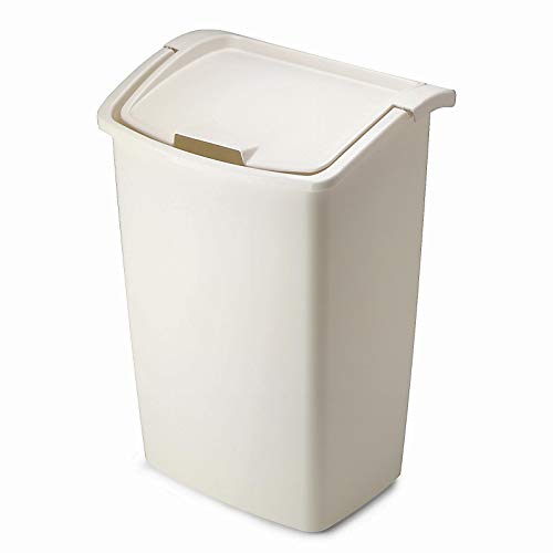 Rubbermaid Dual-Action Swing Lid Trash Can