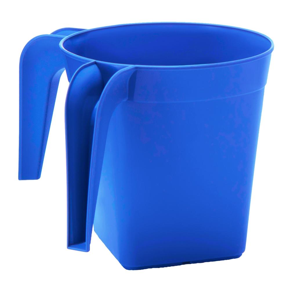 YBM Home Square Plastic Washing Cup, Blue