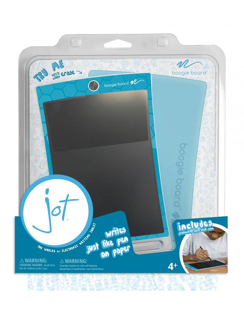 Boogie Board Jot 8.5" eWriter & Blue Cover, Geometric Blue