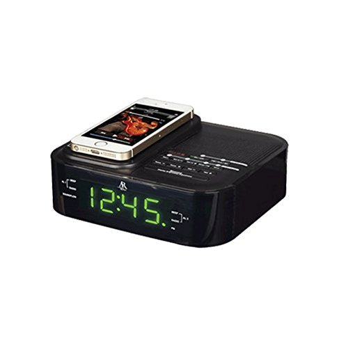 AR ARC-254 Alarm Clock Radio with Soundflow Wireless Audio Soundmat and USB Charging