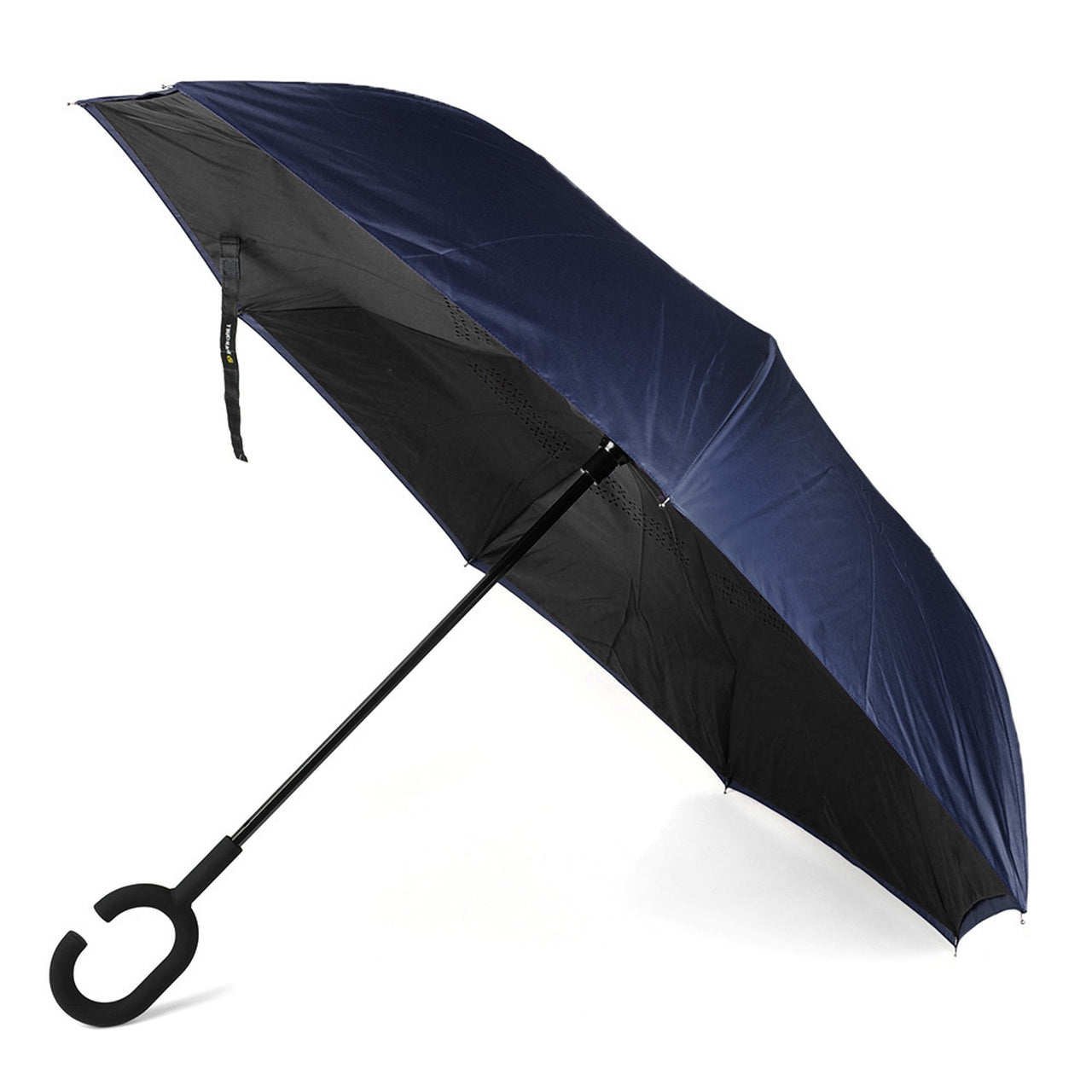 Selini Double Layer School Pride Inverted Umbrella - Navy / Black