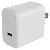 mophie - 30W PD USB Type C GaN Wall Charger - White