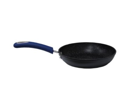 Millvado Rainbow Non Stick Pots and Pans with Blue Silicone Handle - Assorted Sizes