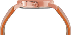 Timex Women's Easy Reader Date Leather Strap 38mm Watch, Pink