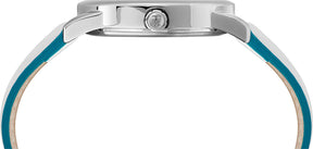 Timex Women's Easy Reader Date Leather Strap 38mm Watch, White