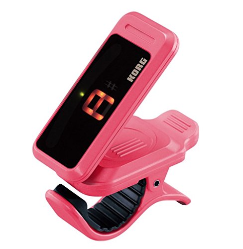 Korg PC1 Pitchclip Clip-On Chromatic Tuner, Pink