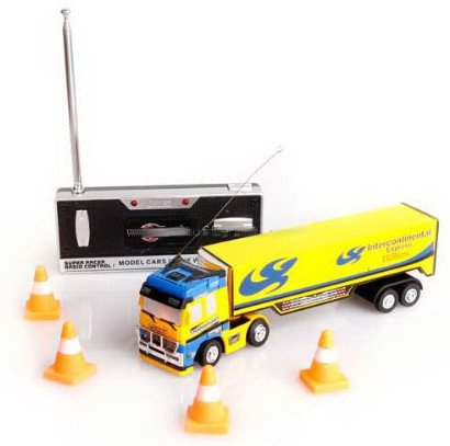 Top Race TR-2011 Mini Electric Remote Radio Control RC Transport Trailer, Style May Vary