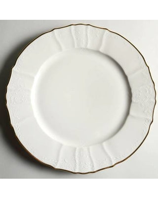 Bernadotte 32cm/12.5" Round Platter, Ivory Gold
