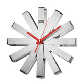 Kadra Stainless Steel Ribbons Wall Clock