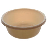 YBM HOME Round Plastic Wash Basin (1148 11.25", Beige with Dots)