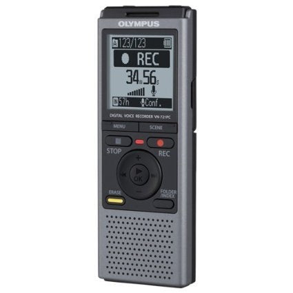 Olympus VN-721PC 2GB Digital Mono Voice Recorder - Factory Refurbished