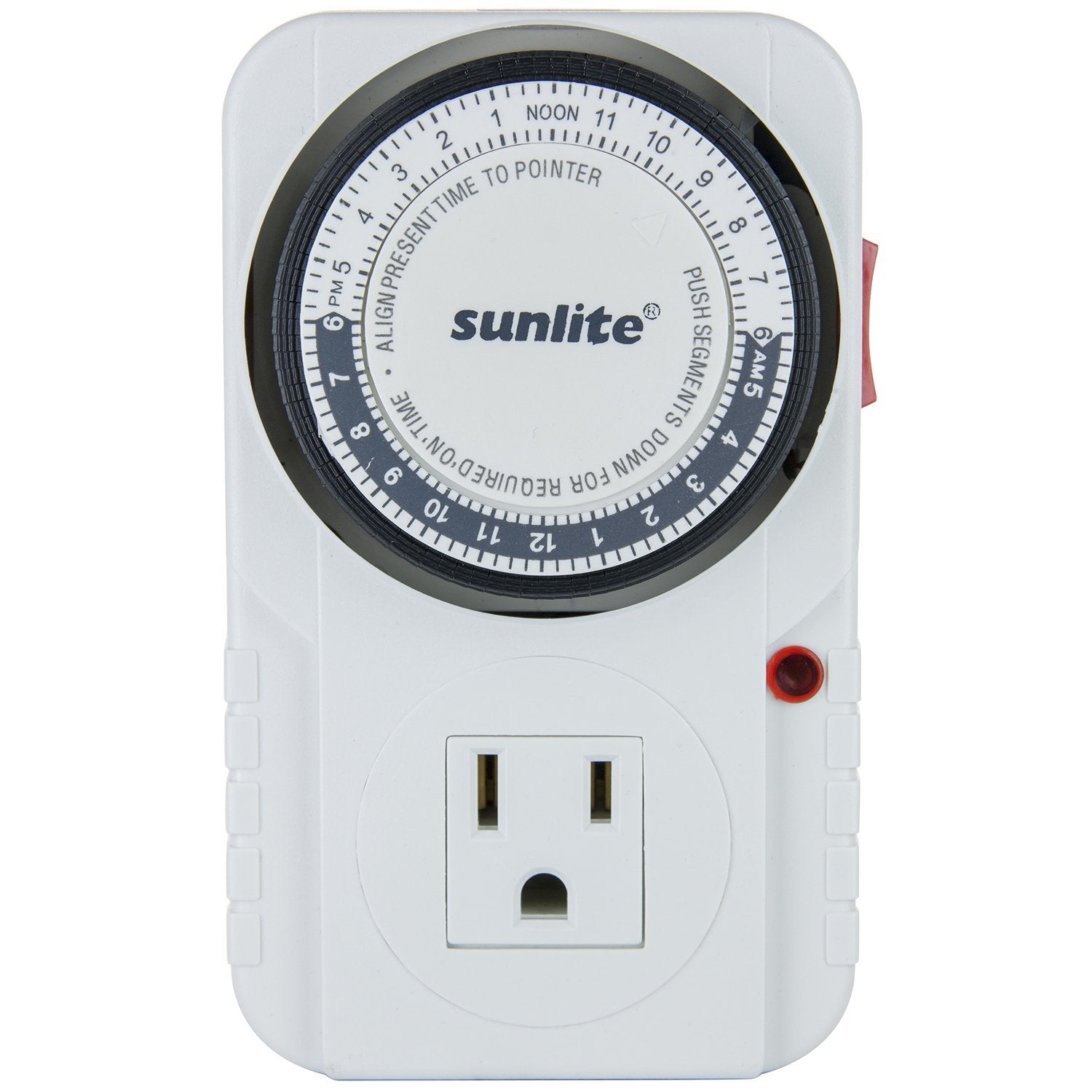Sunlite T200 24 Hour Heavy Duty Timer (Fixed Pins)