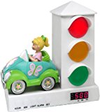 It's About Time Stoplight Sleep Enhancing Alarm Clock, Assorted Styles