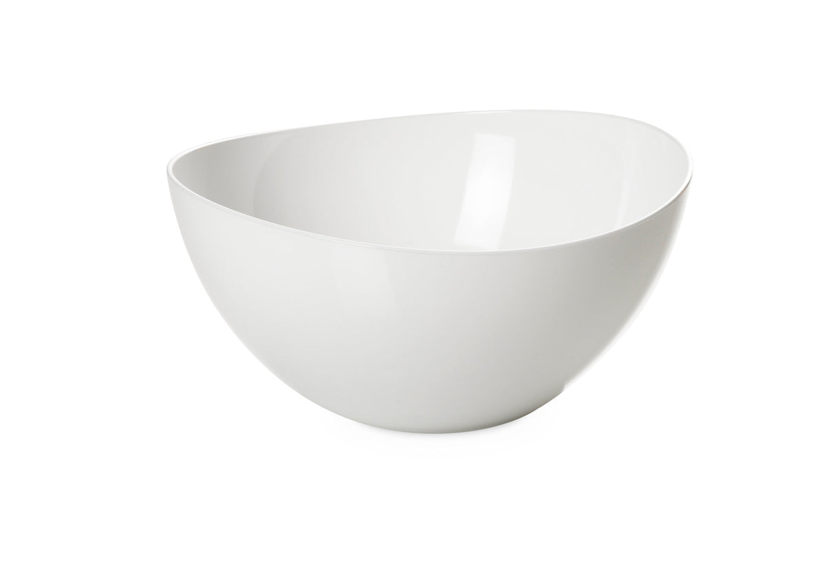 Omada - Trendy, White Acrylic Salad Bowl, 108.20 Oz, 10.25'' X 4.92'' h