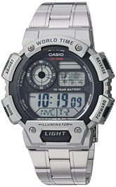 Casio Men's Classic Quartz Watch with Stainless-Steel Strap