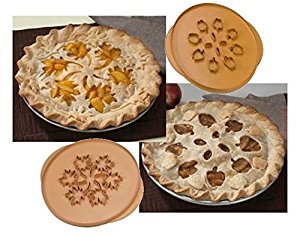 Nordic Ware Reversible Pie Top Cutter, Apples & Leaves